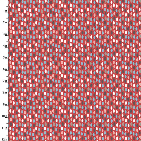 Quilters Palette Forest Buddies Oblong Dots Orange 12445-Orange  $9.00 / yard