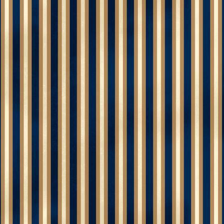 St. Louis (c. 1840-1885) -Blue Stripe  26835-BLU1$9.00 / yard