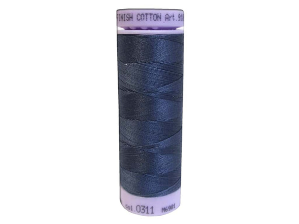 Mettler Silk Finish Cotton Thread 50 wt. 164 yd. #0311 Blue Shadow