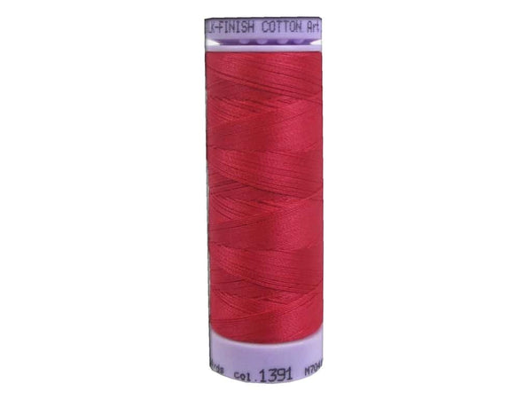 Mettler Silk Finish Cotton Thread 50 wt. 164 yd. #1391 Geranium