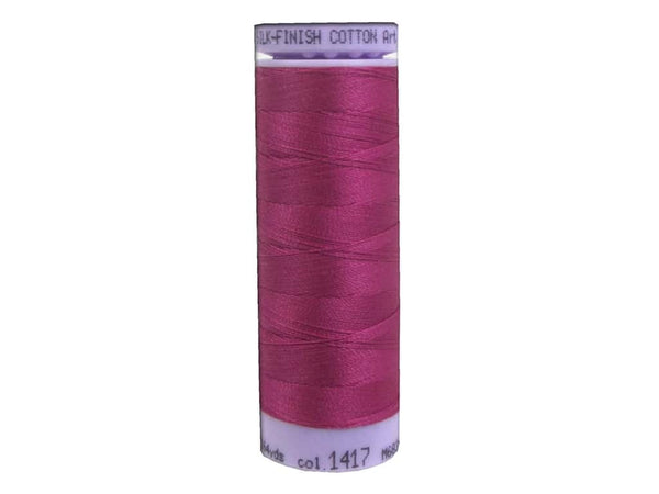 Mettler Silk Finish Cotton Thread 50 wt. 164 yd. #1417 Peony