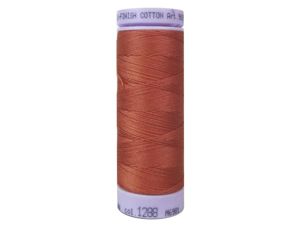 Mettler Silk Finish Cotton Thread 50 wt. 164 yd. #1288 Reddish Ocher