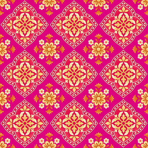 Butterfly Dreams 4714-25 Fuchsia Medallion @ $9.00 / yard