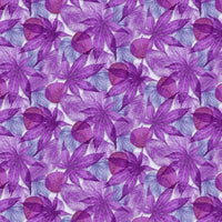 Butterfly Vortex 4814-55- Leaves - Purple @ $9.00 / yard