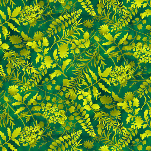 Butterfly Paradise 4925-66 Green @ $9.00 / yard