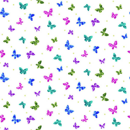 Sweet Perfume 4994-1 White @ $9.00 / yard