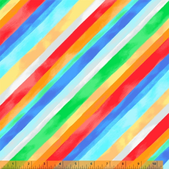 Windham Rainbow Stripe 52480-X – 108" Quilt Backing @ $19.00 / Yard