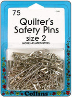 Collins Quilters Safety Pins 75 count