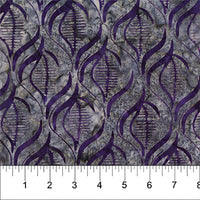 Mod Graphics - Aqua Violet - Batik  80172-86  @ $9.00 / yard