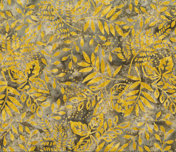 Painted Leaves - Golden Slate 80364-52 $9.00 / yard