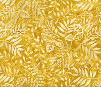 Painted Leaves - Golden Slate 80364-53 $9.00 / yard