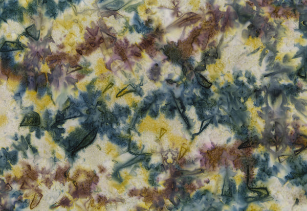 Painted Leaves - Golden Slate 80369-44 $9.00 / yard