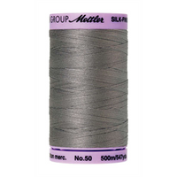 Mettler Silk Finish Cotton Thread 50 wt. 547yd. #0322 Rain Cloud