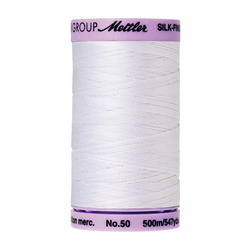 Mettler Silk Finish Cotton Thread 50 wt. 547yd. #2000 White