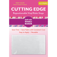 Cutting Edge - Re-positionable Vinyl Ruler Stops
