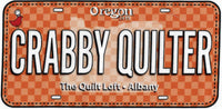 Row by Row License Plates - Evil Mad Quilter & The Quilt Loft