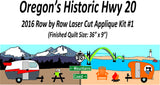 2016 Row by Row - Historic HWY 20 Kit or Pattern