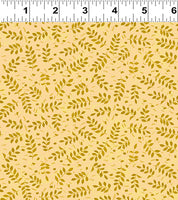 Autumn Air Leafy Sprigs Light Gold Y3004-67 @ $9.00 / yard