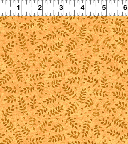 Autumn Air Leafy Sprigs Light Rust Y3004-70 @ $9.00 / yard