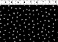Snarky Cats Paw Prints Black Y3061-3 @ $9.00 / yard