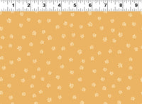 Snarky Cats Paw Prints Dark Gold Y3061-69 @ $9.00 / yard