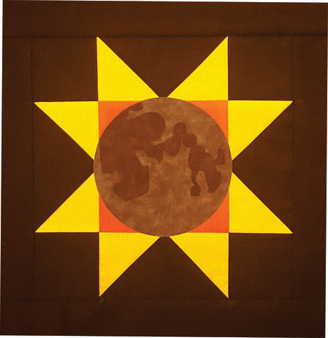 Commemorative 2017 Eclipse Mug Rug