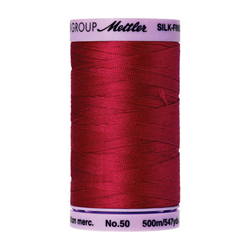 Mettler Silk Finish Cotton Thread 50 wt. 547yd. #0504 Country Red