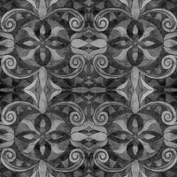 Blank 108in Wide Back  Baroque 9777-99 Charcoal @ $17.00 / Yard