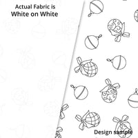 Ramblings Holliday ll Ornaments RAH24219W $9.00 / yard