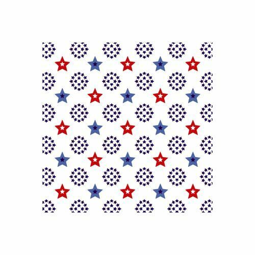 Studio E Fabrics RED WHITE STARRY BLUE 3986-10 @ $9.00 / yard