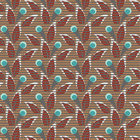 Around The Roses Y2722-14 @ $9.00 / yard