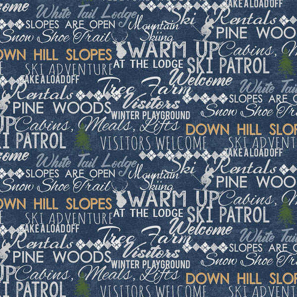 Winter Playground Y2767-89 @ $9.00 / yard