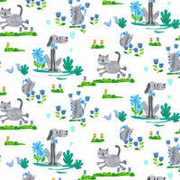 Animal Magic Dogs & Cats Gray Y2892-6 @ $9.00 / yard