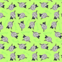 Animal Magic Sheep Lime Y2893-18 @ $9.00 / yard