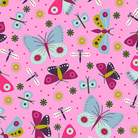 Summer Sampler Butterflies Pink Y2991-42 @ $9.00 / yard