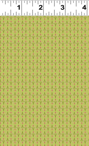 Summer Sampler Mini Floral Light Olive Y2993-23 @ $9.00 / yard